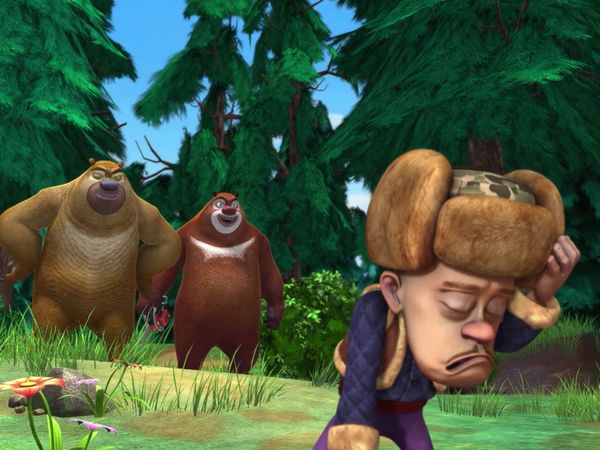 Osos Boonie: Bosque Frenetico - Campamento de Leñadores/El No-Tan-Inteligente Teléfono de Vick