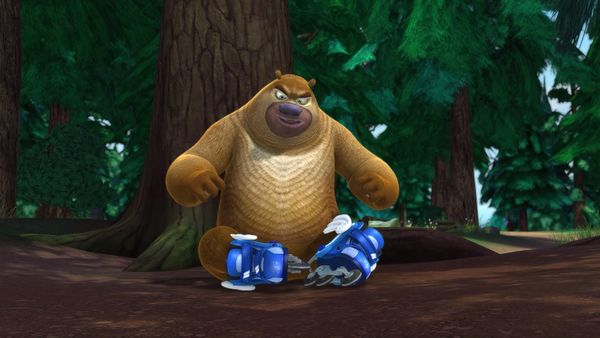 Osos Boonie: Bosque Frenetico - Botas cohete/Sierra motorizada impulsada por rabia