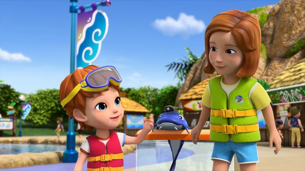 Super Wings - Hay un Tiburón en mi Parque Acuático