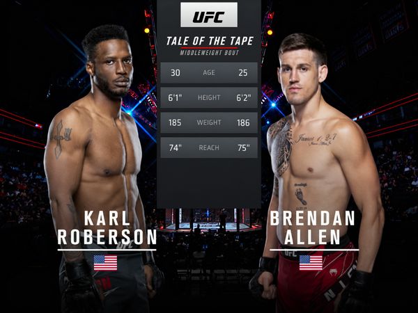 261: Karl Roberson vs. Brendan Allen Prelims - 261: Karl Roberson vs. Brendan Allen Prelims