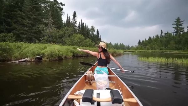 Kara and Nate - Living in a Canoe