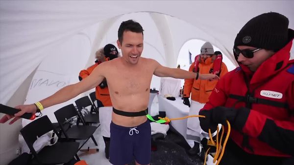 Kara and Nate - Polar Plunge / First Time Flying Alone