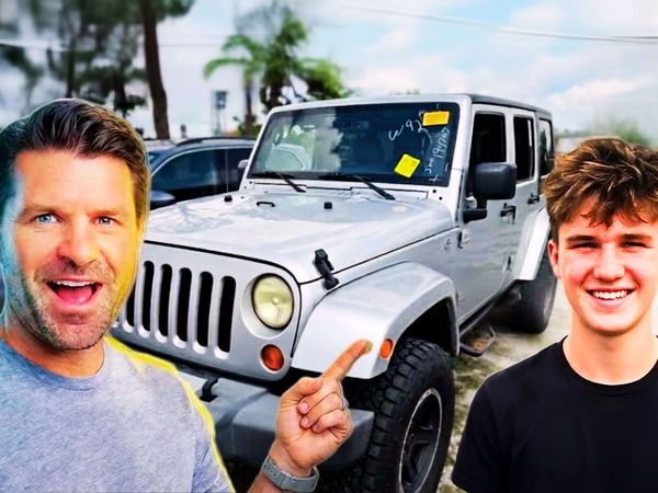 Flying Wheels - My Son Buys His First Car at Auction for $5,000