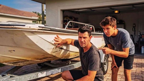 Flying Wheels - Restoring a 45-Year-Old Boston Whaler with My Son