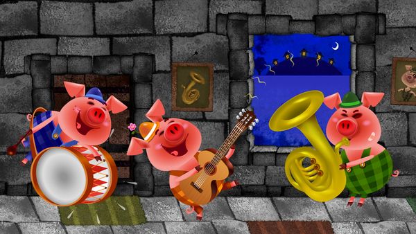 Masha’s Tales - Three Little Pigs / The Valiant Little Tailor / Ali Baba / Cinderella