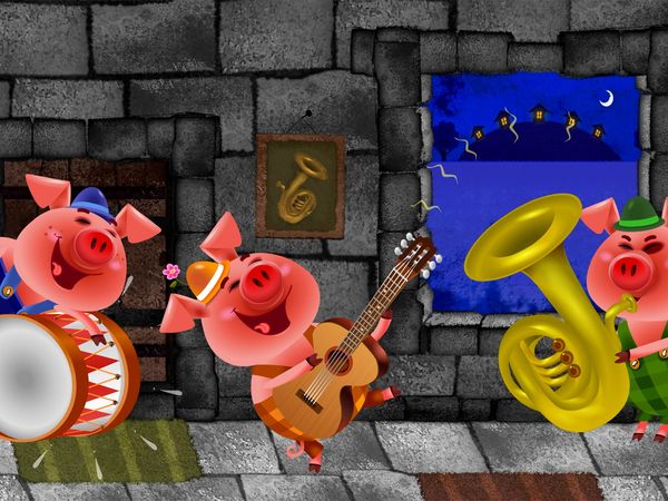 Masha’s Tales - Three Little Pigs / The Valiant Little Tailor / Ali Baba / Cinderella