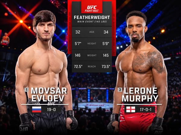 Movsar Evloev vs. Lerone Murphy (UFC Fight Night: Evloev vs. Murphy - Main) - Movsar Evloev vs. Lerone Murphy (UFC Fight Night: Evloev vs. Murphy - Main)