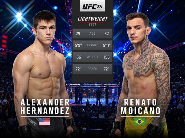 271: Alexander Hernandez vs. Renato Moicano Main Card - 271: Alexander Hernandez vs. Renato Moicano Main Card