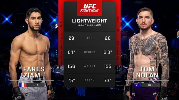 Fares Ziam vs. Tom Nolan (UFC Fight Night: Muhammad vs. Bonfim - Main) - Fares Ziam vs. Tom Nolan (UFC Fight Night: Muhammad vs. Bonfim - Main)