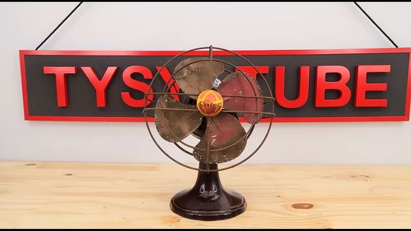 TysyTube Restoration - Restoring a Vintage French Table Fan