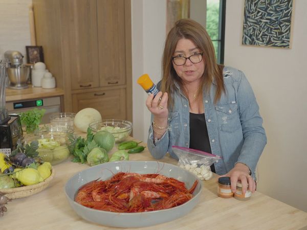 Rachael Ray in Tuscany - Green Gazpacho and Giant Grilled Shrimp
