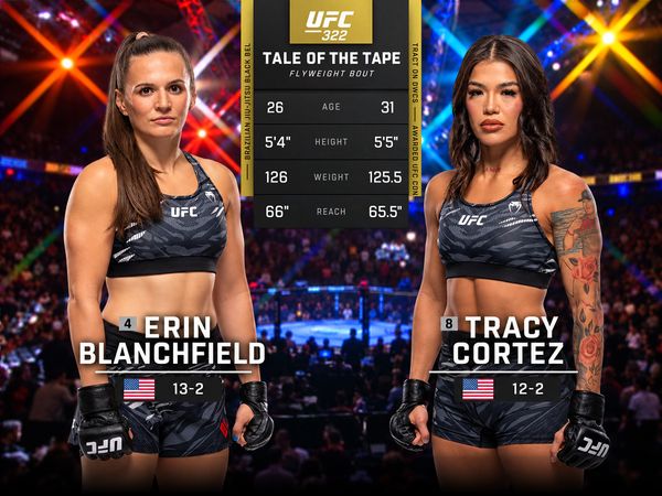 322: Erin Blanchfield vs. Tracy Cortez Prelims - 322: Erin Blanchfield vs. Tracy Cortez Prelims