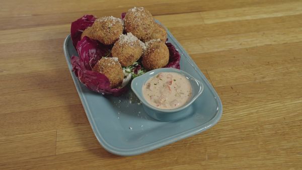 Global Soul Kitchen - Boudin and Crawfish Arancini
