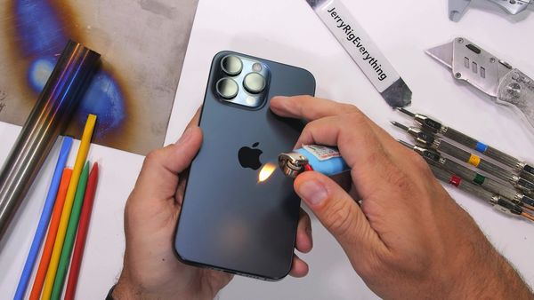 JerryRigEverything - Apple Durability Test on the 15 Pro Max and 16e
