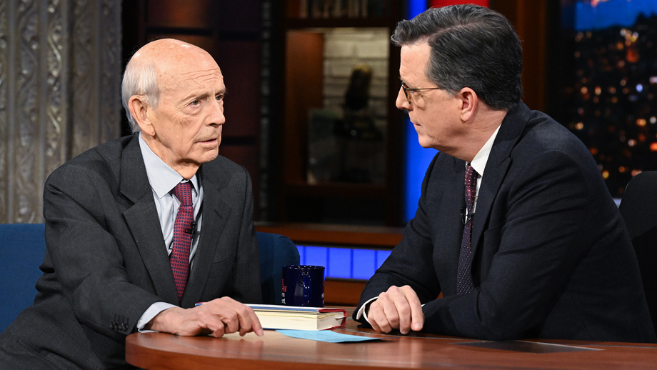 Watch The Late Show with Stephen Colbert: Justice Breyer On Why SCOTUS