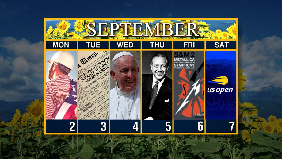 Watch Sunday Morning: Calendar: Week of September 2 Full show on CBS